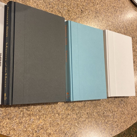 3 Danielle Steel Hardcover Books Wedding Planner Palazzo Matters of the Heart - Picture 13 of 16